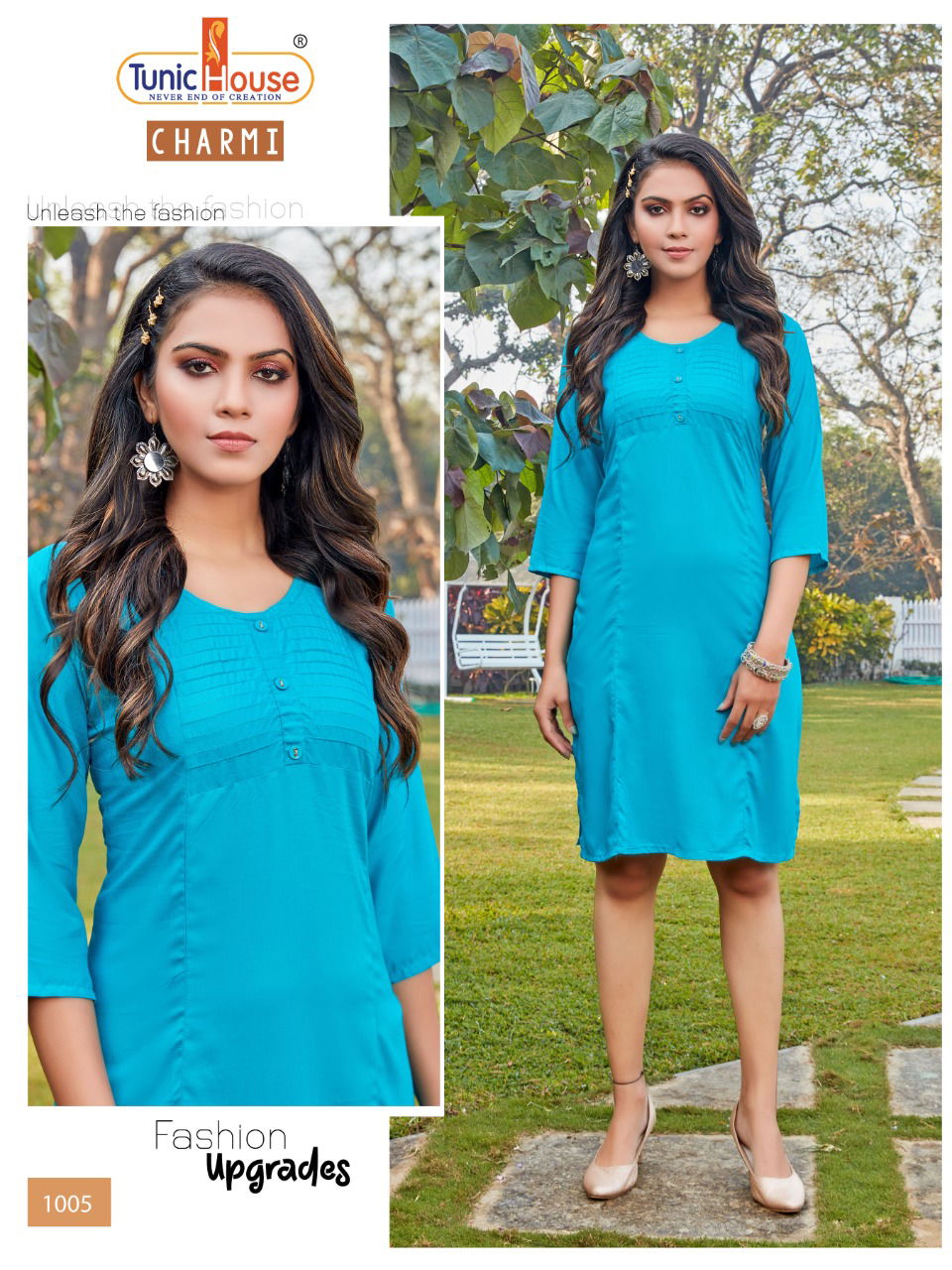 Tunic House Charmi Regular Wear Designer Rayon Kurti Collection
